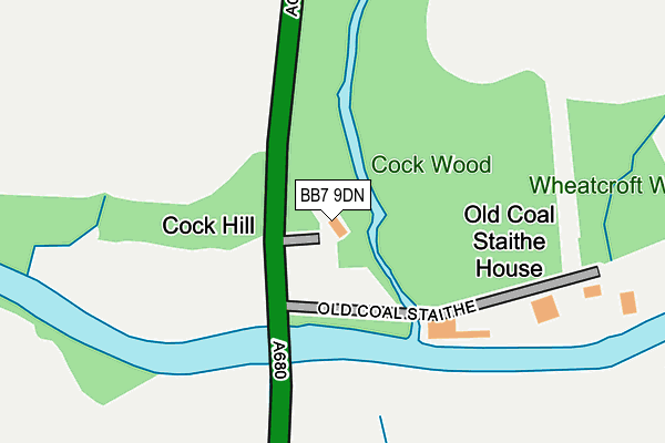 BB7 9DN map - OS OpenMap – Local (Ordnance Survey) BB7 9DN map - OS OpenMap – Local (Ordnance Survey)