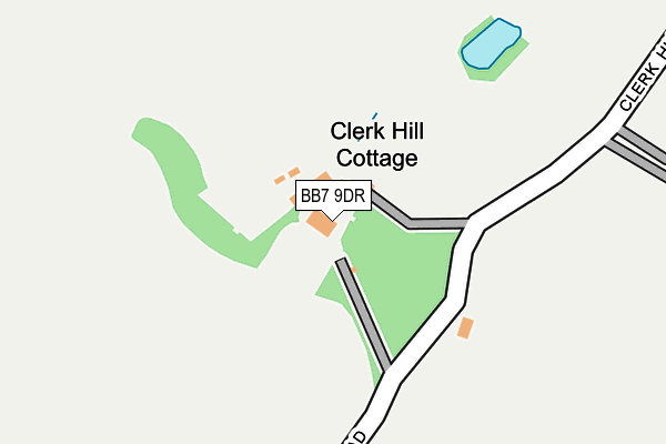 BB7 9DR map - OS OpenMap – Local (Ordnance Survey) BB7 9DR map - OS OpenMap – Local (Ordnance Survey)