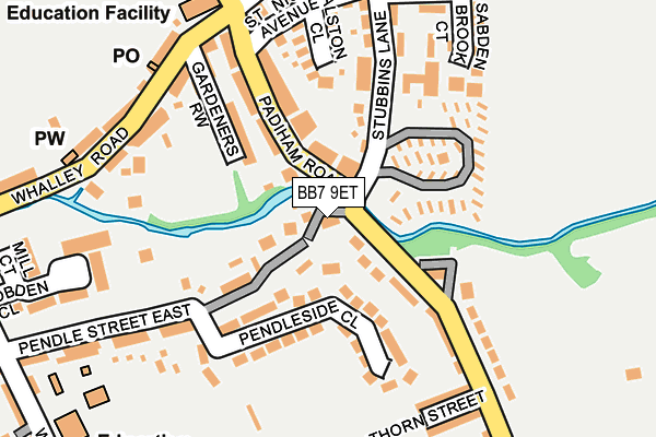 BB7 9ET map - OS OpenMap – Local (Ordnance Survey) BB7 9ET map - OS OpenMap – Local (Ordnance Survey)