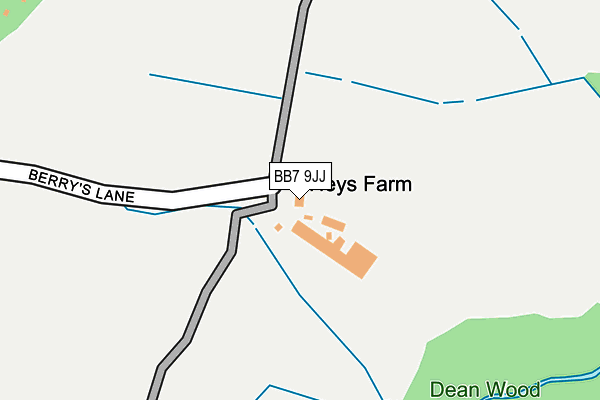 BB7 9JJ map - OS OpenMap – Local (Ordnance Survey) BB7 9JJ map - OS OpenMap – Local (Ordnance Survey)