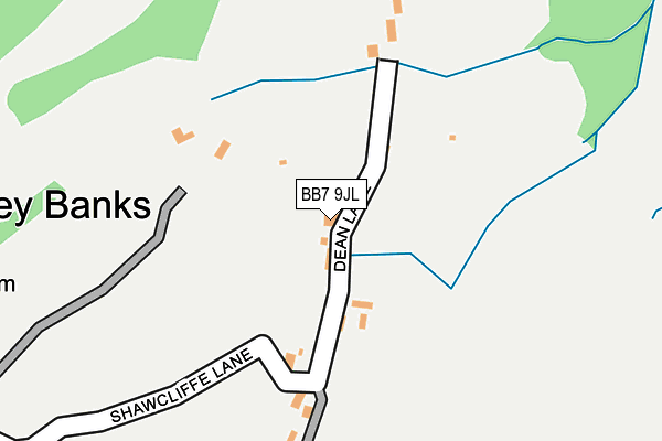 BB7 9JL map - OS OpenMap – Local (Ordnance Survey) BB7 9JL map - OS OpenMap – Local (Ordnance Survey)