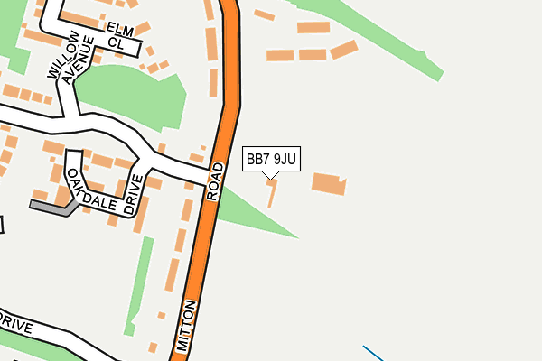 BB7 9JU map - OS OpenMap – Local (Ordnance Survey) BB7 9JU map - OS OpenMap – Local (Ordnance Survey)