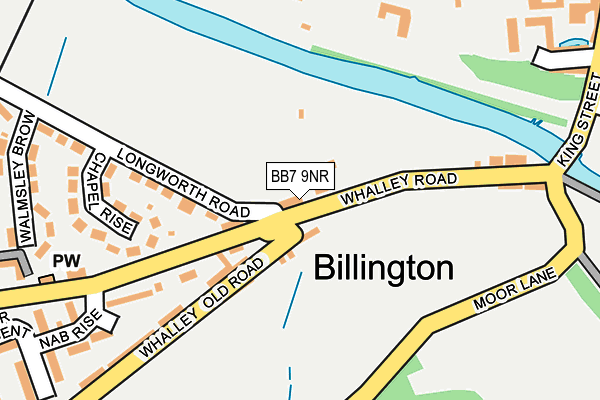 BB7 9NR map - OS OpenMap – Local (Ordnance Survey) BB7 9NR map - OS OpenMap – Local (Ordnance Survey)