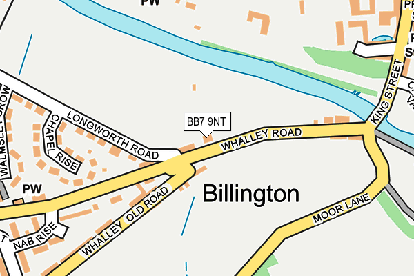 BB7 9NT map - OS OpenMap – Local (Ordnance Survey) BB7 9NT map - OS OpenMap – Local (Ordnance Survey)