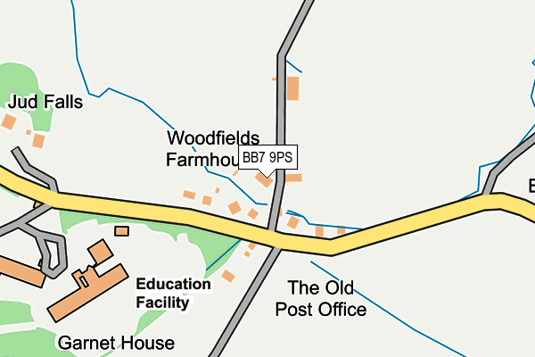 BB7 9PS map - OS OpenMap – Local (Ordnance Survey) BB7 9PS map - OS OpenMap – Local (Ordnance Survey)