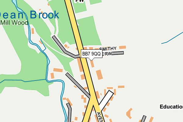 BB7 9QQ map - OS OpenMap – Local (Ordnance Survey) BB7 9QQ map - OS OpenMap – Local (Ordnance Survey)