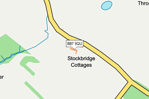 BB7 9QU map - OS OpenMap – Local (Ordnance Survey) BB7 9QU map - OS OpenMap – Local (Ordnance Survey)