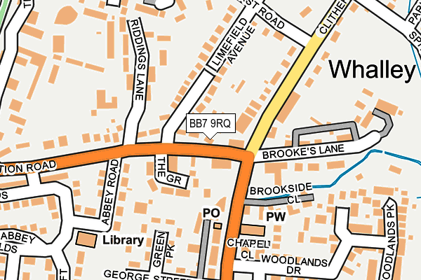 BB7 9RQ map - OS OpenMap – Local (Ordnance Survey) BB7 9RQ map - OS OpenMap – Local (Ordnance Survey)