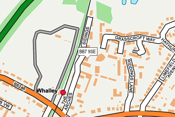 BB7 9SE map - OS OpenMap – Local (Ordnance Survey) BB7 9SE map - OS OpenMap – Local (Ordnance Survey)