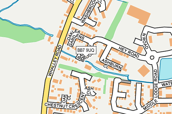 BB7 9UQ map - OS OpenMap – Local (Ordnance Survey) BB7 9UQ map - OS OpenMap – Local (Ordnance Survey)