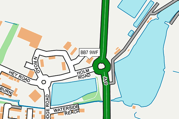 BB7 9WF map - OS OpenMap – Local (Ordnance Survey) BB7 9WF map - OS OpenMap – Local (Ordnance Survey)