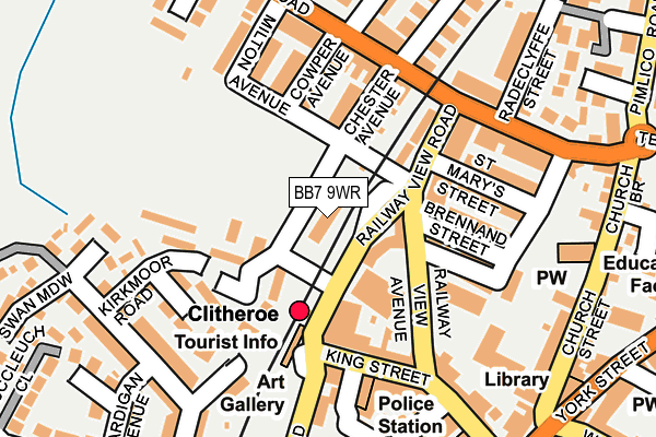 BB7 9WR map - OS OpenMap – Local (Ordnance Survey) BB7 9WR map - OS OpenMap – Local (Ordnance Survey)