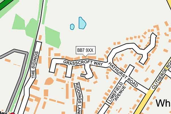 BB7 9XX map - OS OpenMap – Local (Ordnance Survey) BB7 9XX map - OS OpenMap – Local (Ordnance Survey)