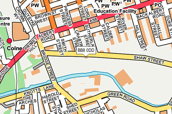 BB8 0DD map - OS OpenMap – Local (Ordnance Survey) BB8 0DD map - OS OpenMap – Local (Ordnance Survey)
