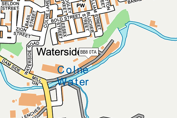 BB8 0TA map - OS OpenMap – Local (Ordnance Survey) BB8 0TA map - OS OpenMap – Local (Ordnance Survey)