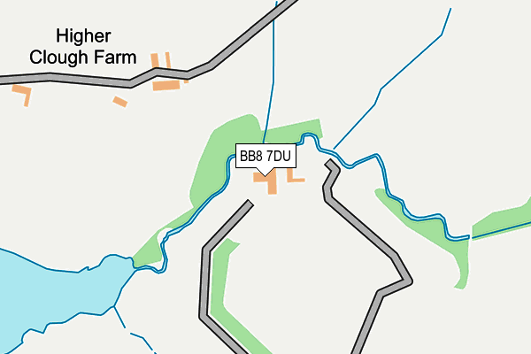 BB8 7DU map - OS OpenMap – Local (Ordnance Survey) BB8 7DU map - OS OpenMap – Local (Ordnance Survey)