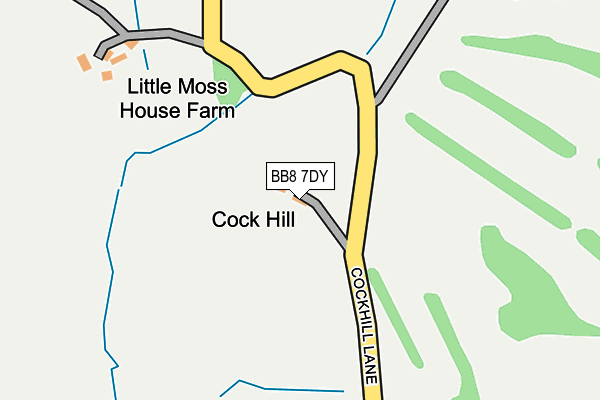 BB8 7DY map - OS OpenMap – Local (Ordnance Survey) BB8 7DY map - OS OpenMap – Local (Ordnance Survey)
