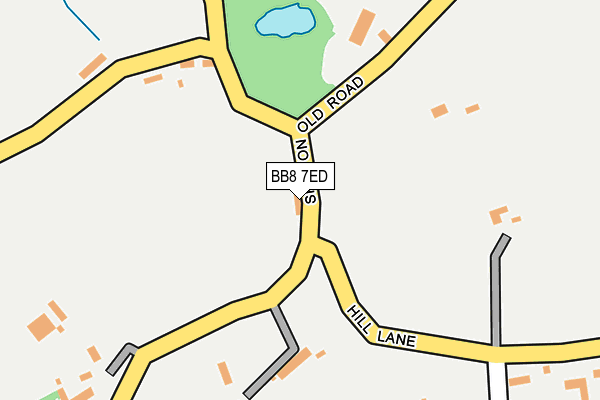 BB8 7ED map - OS OpenMap – Local (Ordnance Survey) BB8 7ED map - OS OpenMap – Local (Ordnance Survey)