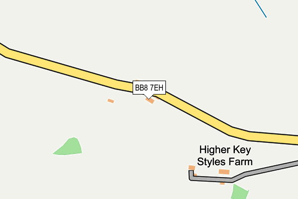 BB8 7EH map - OS OpenMap – Local (Ordnance Survey) BB8 7EH map - OS OpenMap – Local (Ordnance Survey)