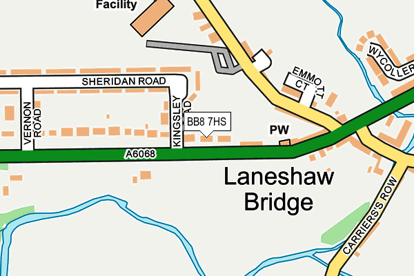 BB8 7HS map - OS OpenMap – Local (Ordnance Survey) BB8 7HS map - OS OpenMap – Local (Ordnance Survey)
