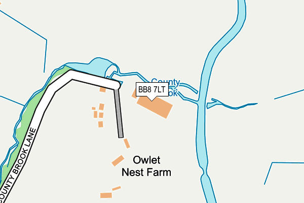 BB8 7LT map - OS OpenMap – Local (Ordnance Survey) BB8 7LT map - OS OpenMap – Local (Ordnance Survey)