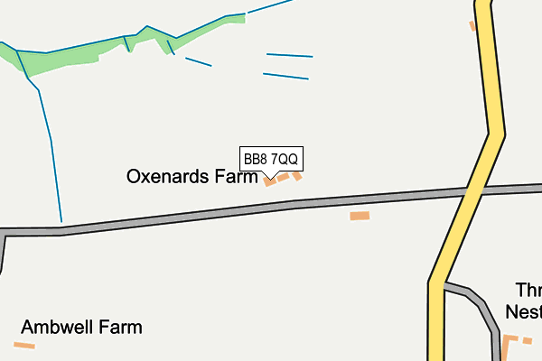 BB8 7QQ map - OS OpenMap – Local (Ordnance Survey) BB8 7QQ map - OS OpenMap – Local (Ordnance Survey)