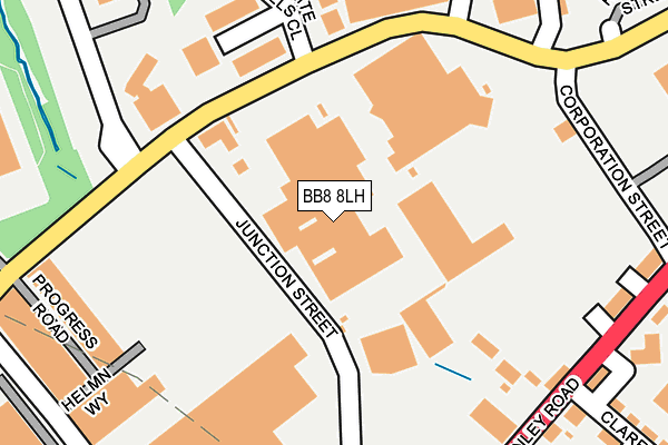 BB8 8LH map - OS OpenMap – Local (Ordnance Survey) BB8 8LH map - OS OpenMap – Local (Ordnance Survey)