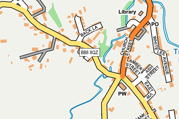 BB8 8QZ map - OS OpenMap – Local (Ordnance Survey) BB8 8QZ map - OS OpenMap – Local (Ordnance Survey)