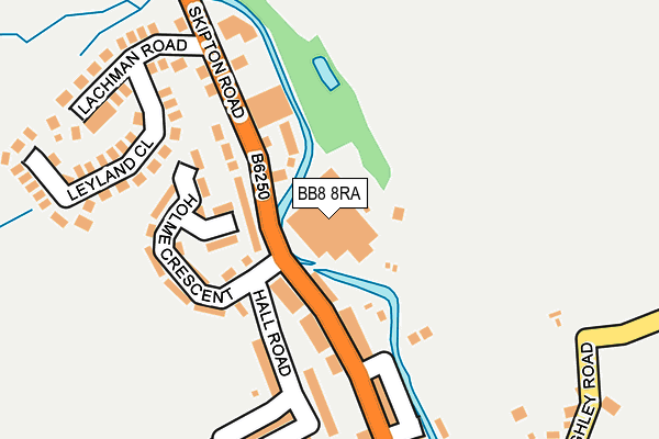 BB8 8RA map - OS OpenMap – Local (Ordnance Survey) BB8 8RA map - OS OpenMap – Local (Ordnance Survey)