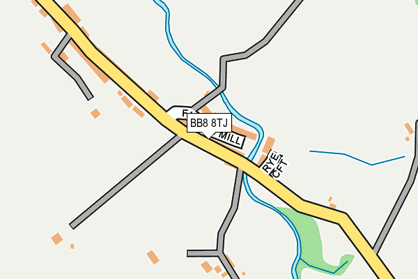 BB8 8TJ map - OS OpenMap – Local (Ordnance Survey) BB8 8TJ map - OS OpenMap – Local (Ordnance Survey)