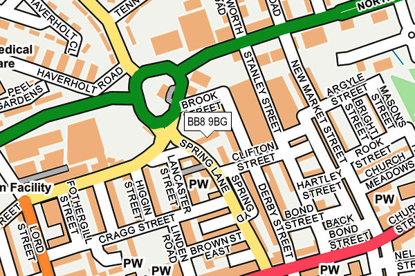 BB8 9BG map - OS OpenMap – Local (Ordnance Survey) BB8 9BG map - OS OpenMap – Local (Ordnance Survey)