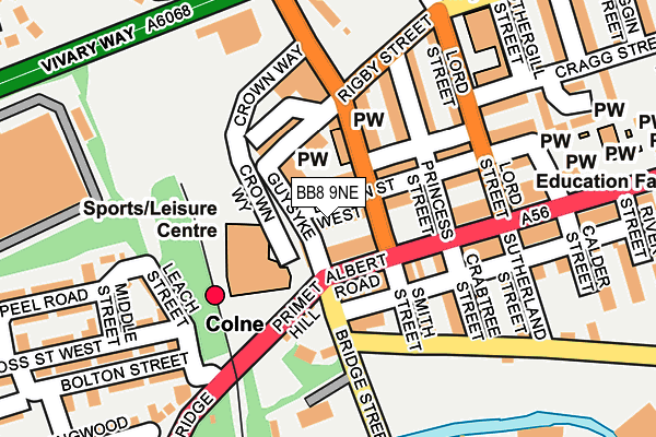 BB8 9NE map - OS OpenMap – Local (Ordnance Survey) BB8 9NE map - OS OpenMap – Local (Ordnance Survey)