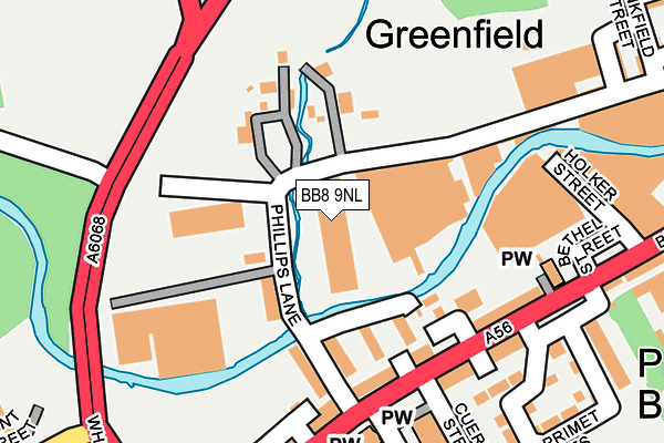 BB8 9NL map - OS OpenMap – Local (Ordnance Survey) BB8 9NL map - OS OpenMap – Local (Ordnance Survey)