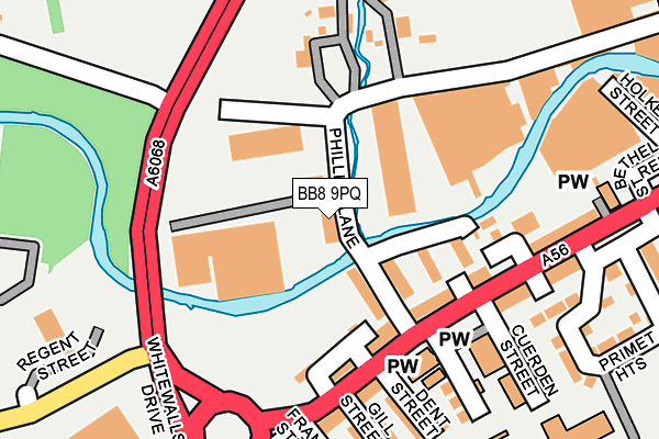 BB8 9PQ map - OS OpenMap – Local (Ordnance Survey) BB8 9PQ map - OS OpenMap – Local (Ordnance Survey)
