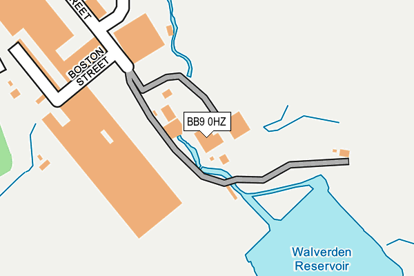 BB9 0HZ map - OS OpenMap – Local (Ordnance Survey) BB9 0HZ map - OS OpenMap – Local (Ordnance Survey)