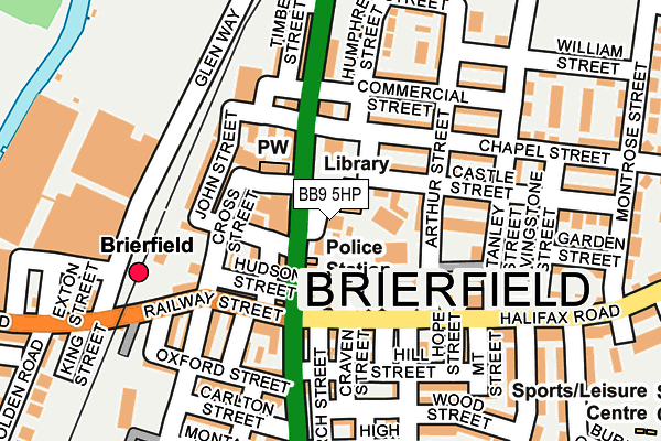 BB9 5HP map - OS OpenMap – Local (Ordnance Survey) BB9 5HP map - OS OpenMap – Local (Ordnance Survey)