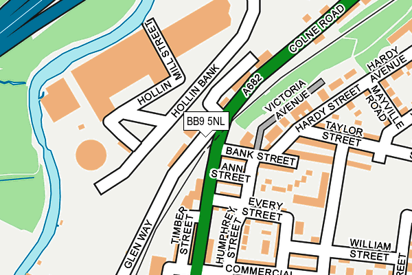 BB9 5NL map - OS OpenMap – Local (Ordnance Survey) BB9 5NL map - OS OpenMap – Local (Ordnance Survey)