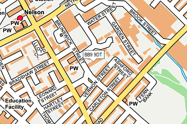 BB9 9DT map - OS OpenMap – Local (Ordnance Survey) BB9 9DT map - OS OpenMap – Local (Ordnance Survey)