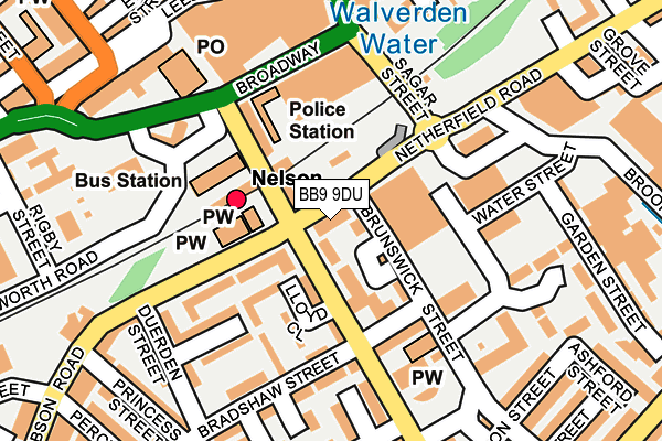 BB9 9DU map - OS OpenMap – Local (Ordnance Survey) BB9 9DU map - OS OpenMap – Local (Ordnance Survey)