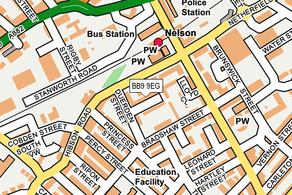 BB9 9EG map - OS OpenMap – Local (Ordnance Survey) BB9 9EG map - OS OpenMap – Local (Ordnance Survey)