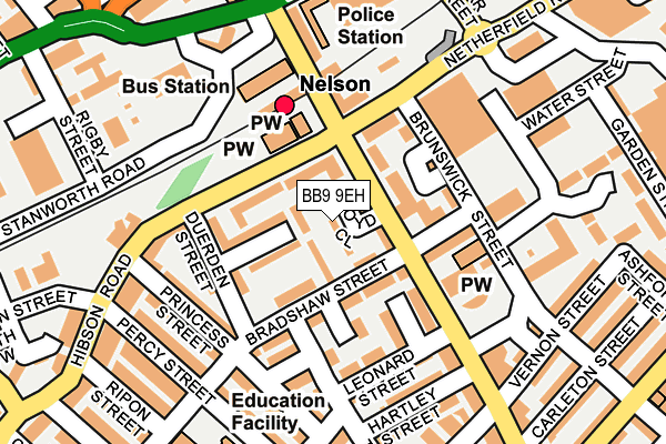 BB9 9EH map - OS OpenMap – Local (Ordnance Survey) BB9 9EH map - OS OpenMap – Local (Ordnance Survey)