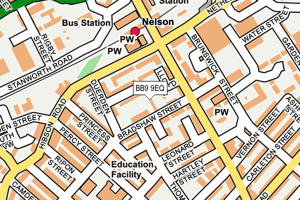 BB9 9EQ map - OS OpenMap – Local (Ordnance Survey) BB9 9EQ map - OS OpenMap – Local (Ordnance Survey)