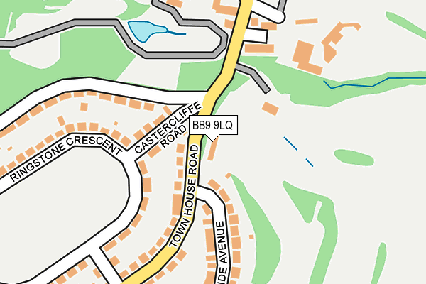 BB9 9LQ map - OS OpenMap – Local (Ordnance Survey) BB9 9LQ map - OS OpenMap – Local (Ordnance Survey)