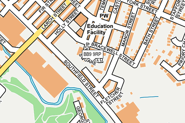 BB9 9RP map - OS OpenMap – Local (Ordnance Survey) BB9 9RP map - OS OpenMap – Local (Ordnance Survey)
