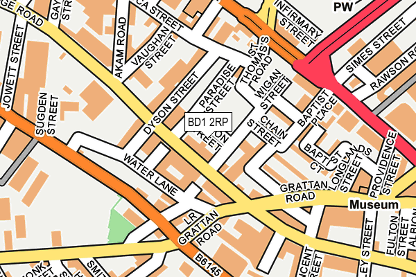 BD1 2RP map - OS OpenMap – Local (Ordnance Survey) BD1 2RP map - OS OpenMap – Local (Ordnance Survey)