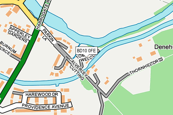 BD10 0FE map - OS OpenMap – Local (Ordnance Survey) BD10 0FE map - OS OpenMap – Local (Ordnance Survey)