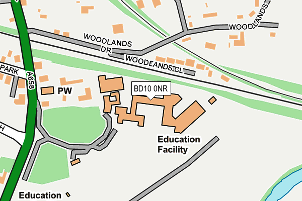 BD10 0NR map - OS OpenMap – Local (Ordnance Survey) BD10 0NR map - OS OpenMap – Local (Ordnance Survey)