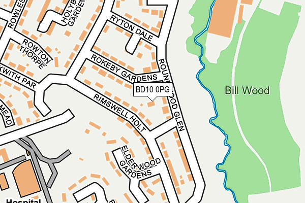 BD10 0PG map - OS OpenMap – Local (Ordnance Survey) BD10 0PG map - OS OpenMap – Local (Ordnance Survey)