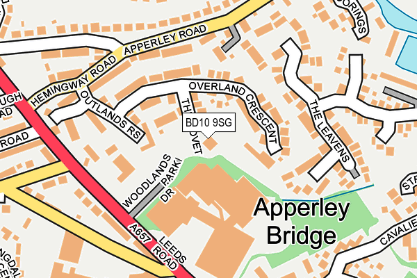 BD10 9SG map - OS OpenMap – Local (Ordnance Survey) BD10 9SG map - OS OpenMap – Local (Ordnance Survey)