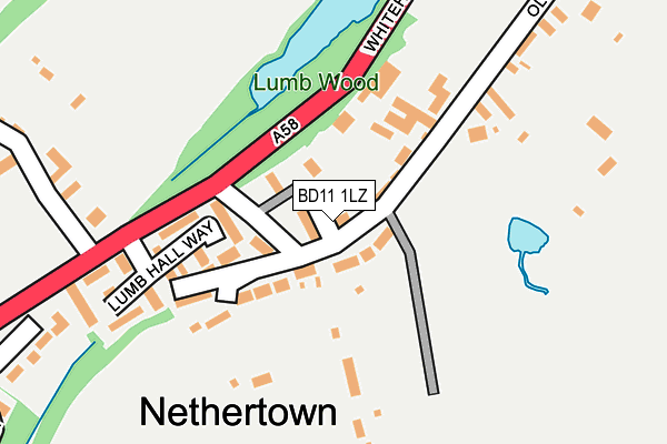 BD11 1LZ map - OS OpenMap – Local (Ordnance Survey) BD11 1LZ map - OS OpenMap – Local (Ordnance Survey)